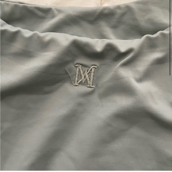 Meshki dusty mint blue spaghetti string thin strap bodycon dress size small - Picture 4 of 6